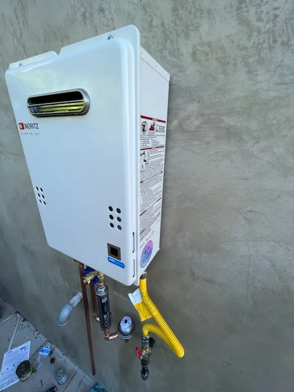 Tankless water heater installation for Stoneybrook homes